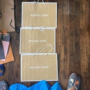 3 Michael kors empty shipping bags bundle